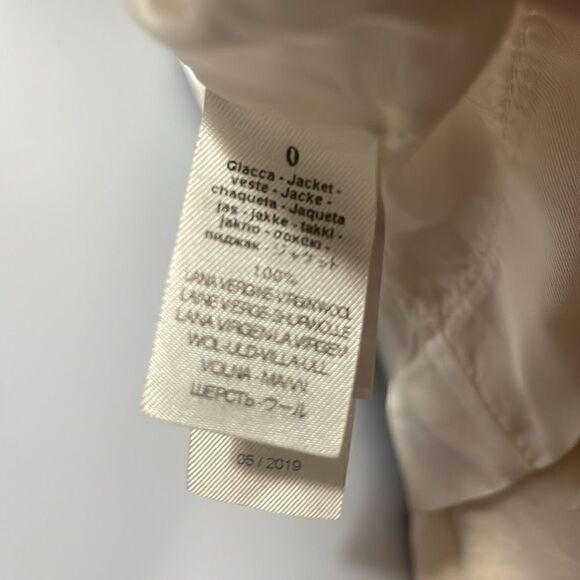 Forte_Forte Virgin Wool Neutral Blazer Jacket Patch Pocket Size XS (0) - Picture 7 of 8